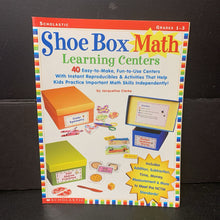 Load image into Gallery viewer, Shoe Box Math Learning Centers (Grade 1-3) (Jacqueline Clarke) -workbook paperback

