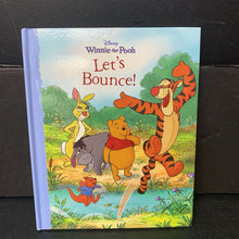 Load image into Gallery viewer, Let's Bounce! (Disney Winnie the Pooh / Pooh &amp; Friends) -character hardcover

