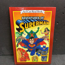 Load image into Gallery viewer, Adventures of Superman (I Can Read Level 2) -character reader hardcover
