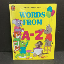 Load image into Gallery viewer, Words from A-Z (Honey Bear Books) -educational hardcover
