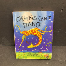 Load image into Gallery viewer, Giraffes Can&#39;t Dance (Giles Andreae) -board
