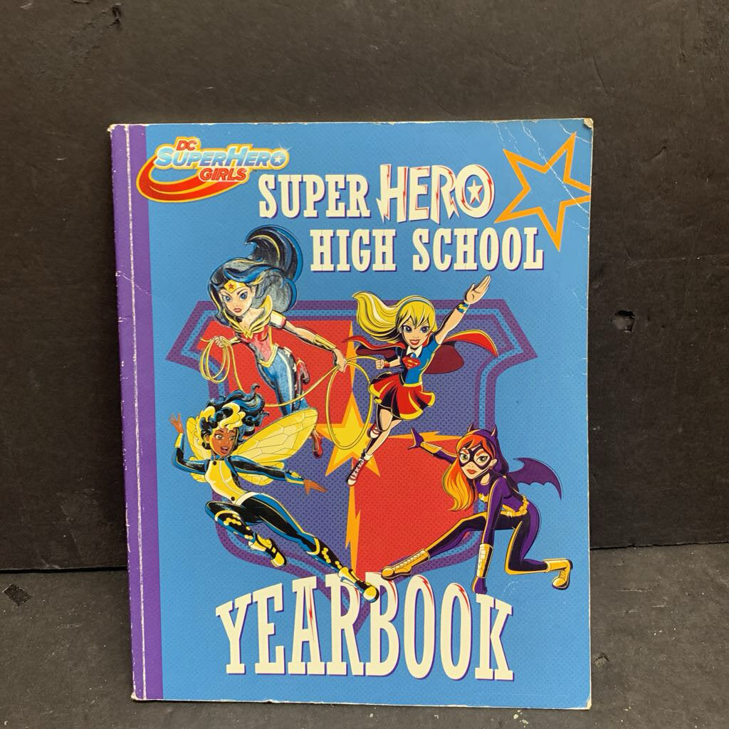 Super Hero High Yearbook! (DC Super Hero Girls - DC Comics) (Shea Fontana) -character paperback