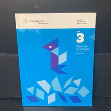 Load image into Gallery viewer, Unit 3: Rates and Percentages 2nd Edition (Grade 6) (Open-Up Resources) (NC Math) -workbook paperback
