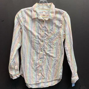 Striped Button Down Top