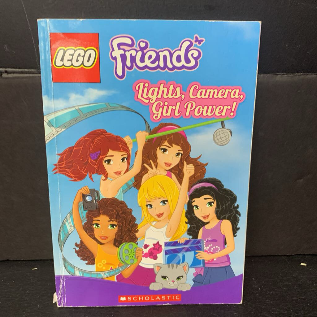 Lights, Camera, Girl Power! (LEGO Friends) (Catherine Hapka) -character series paperback