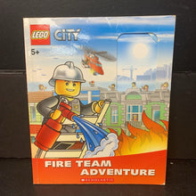 Load image into Gallery viewer, Fire Team Adventure (Lego City) -character paperback
