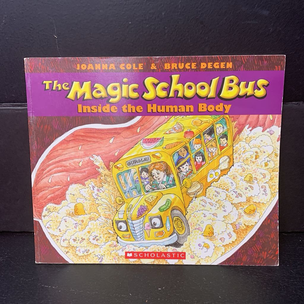 The Magic School Bus Inside the Human Body (Joanna Cole & Bruce Degen) -character educational paperback