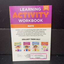 Load image into Gallery viewer, Learning Activity Workbook Math (Grades K-1) -workbook paperback

