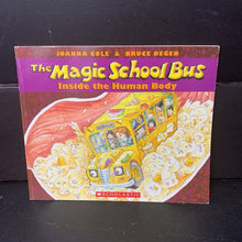 Load image into Gallery viewer, The Magic School Bus Inside the Human Body (Joanna Cole &amp; Bruce Degen) -character educational paperback
