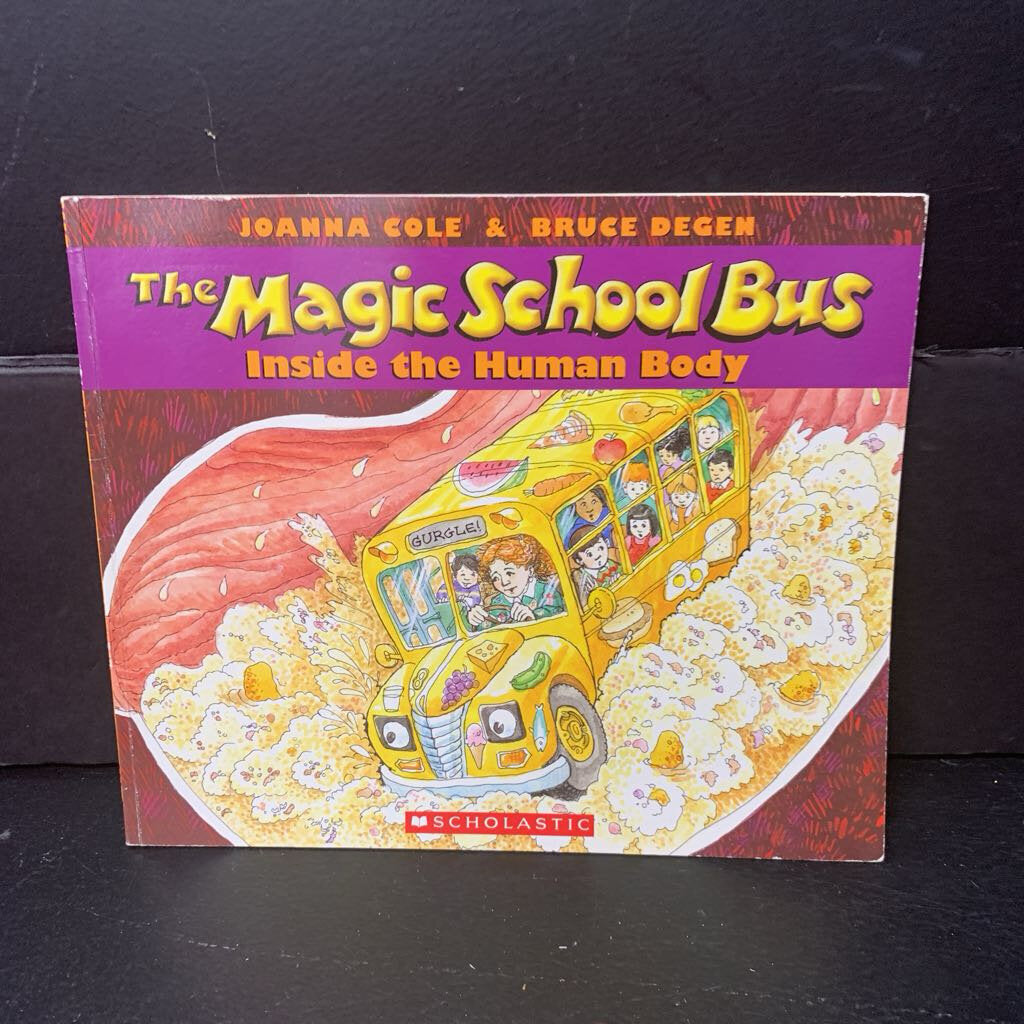 The Magic School Bus Inside the Human Body (Joanna Cole & Bruce Degen) -character educational paperback
