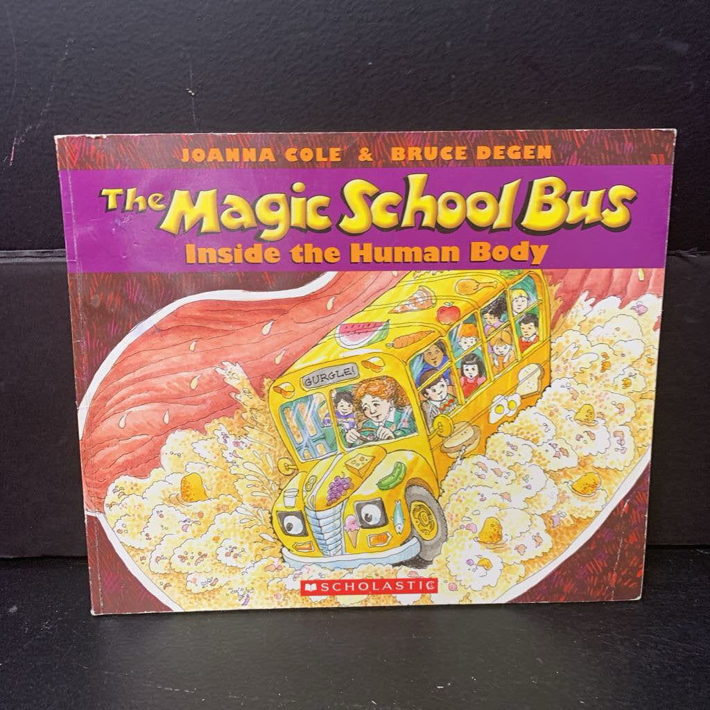 The Magic School Bus Inside the Human Body (Joanna Cole & Bruce Degen) -character educational paperback