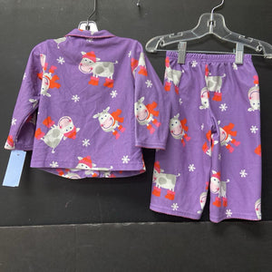 2pc Winter Cow Sleepwear