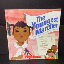 Load image into Gallery viewer, The Youngest Marcher: The Story of Audrey Faye Hendricks, a Young Civil Rights Activist (Cynthia Levinson) (Black History Month) (Notable Event/Notable Person) -educational paperback
