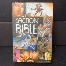 Load image into Gallery viewer, The Action Bible: God&#39;s Redemptive Story (David Cook) (Graphic Novel) -religion hardcover
