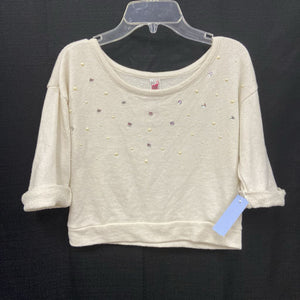 Rhinestone Pearl Sweater