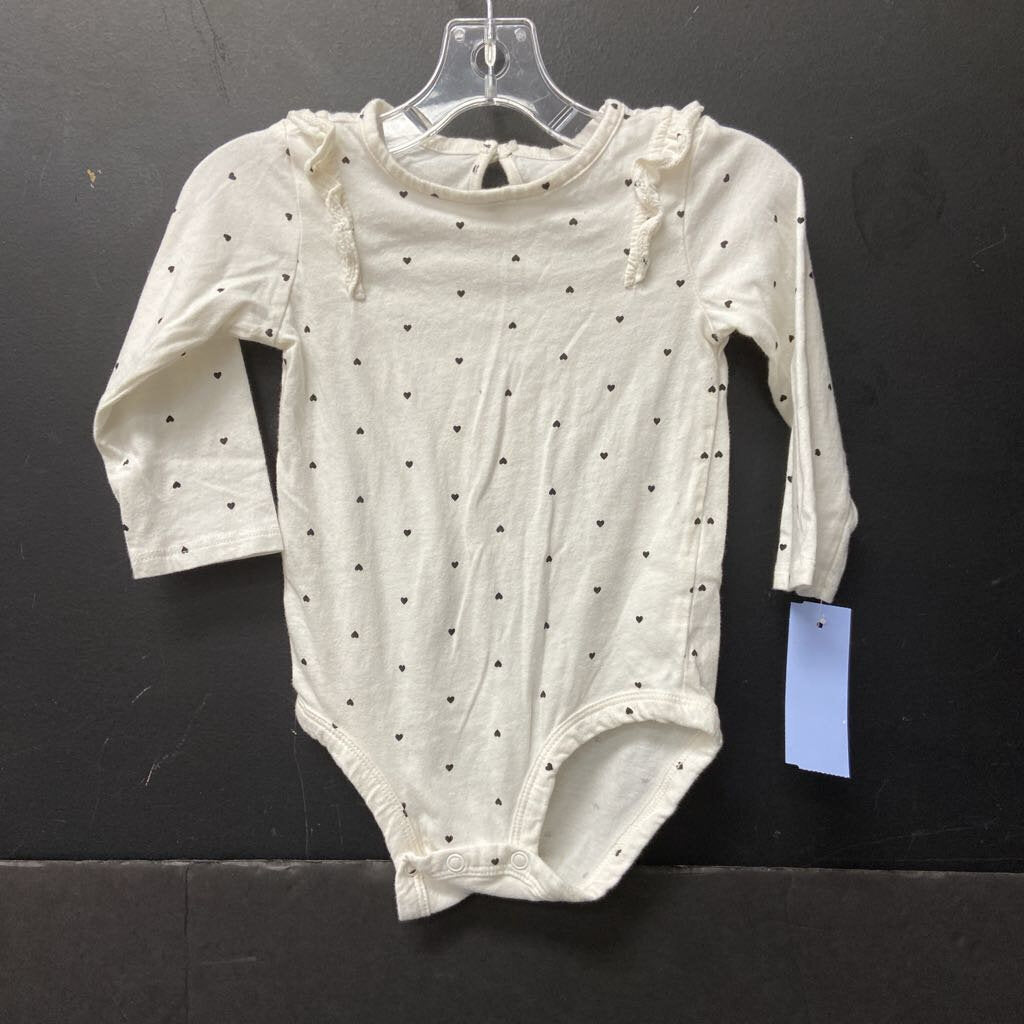 Heart Ruffle Onesie