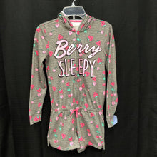 Load image into Gallery viewer, &quot;Berry Sleepy&quot; Hooded Sleepwear
