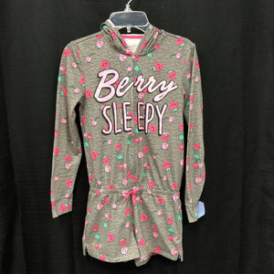 "Berry Sleepy" Hooded Sleepwear