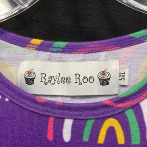 Rainbow Heart Dress (Raylee Roo)