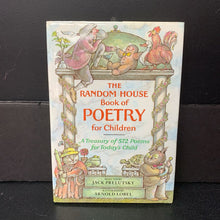 Load image into Gallery viewer, The Random House Book of Poetry for Children (Jack Prelutsky) -poetry hardcover
