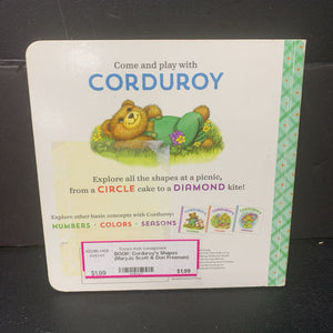 Corduroy's Shapes (MaryJo Scott & Don Freeman) -character board