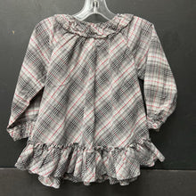 Load image into Gallery viewer, Plaid Flower Top
