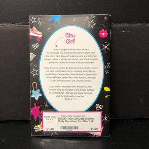 True Girl Daily Devos: Daily Devotions for March & April 2023 (Dannah Gresh) (True Girl) -religion paperback
