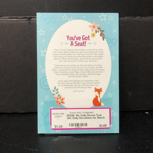 My Daily Devos True Girl: Daily Devotions for March & April (Dannah Gresh) (True Girl) -religion paperback