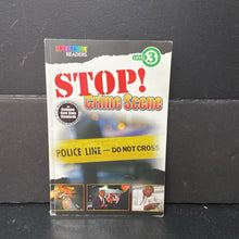 Load image into Gallery viewer, Stop! Crime Scene (Spectrum Readers Level 3) (Teresa Domnauer) -educational reader paperback
