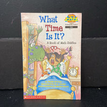 Load image into Gallery viewer, What Time Is It?: A Book of Math Riddles (Hello Math Level 2) (Sheila Keenan) -reader paperback
