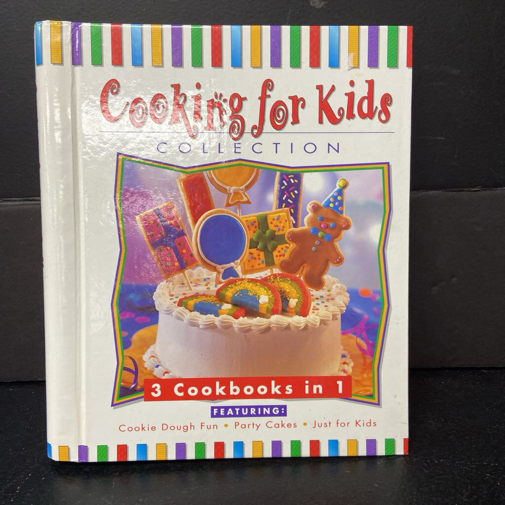 Cooking for Kids Collection: 3 Cookbooks in 1 -food hardcover