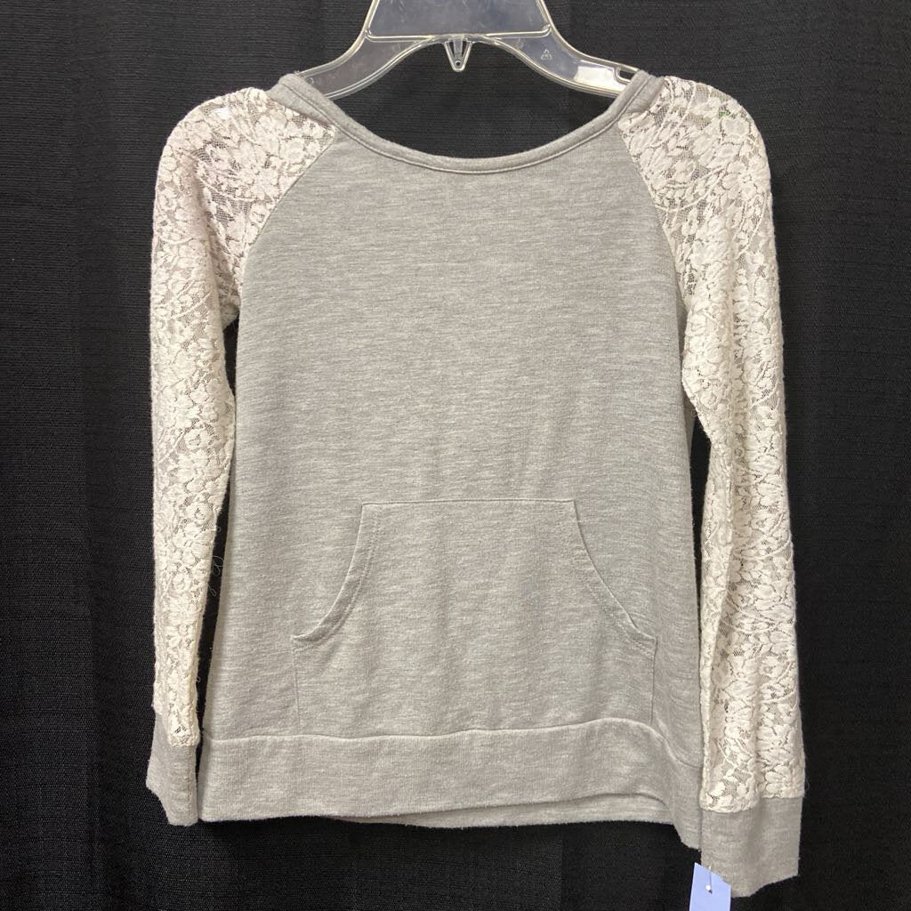 Hooded Lace Top