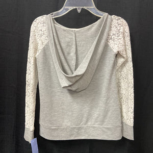 Hooded Lace Top