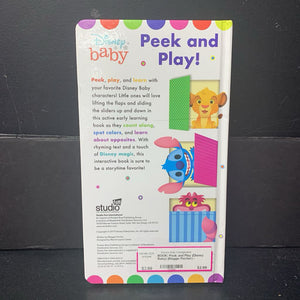 Peek and Play (Disney Baby) (Maggie Fischer) -character board