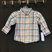 Load image into Gallery viewer, Plaid Button Down Shirt
