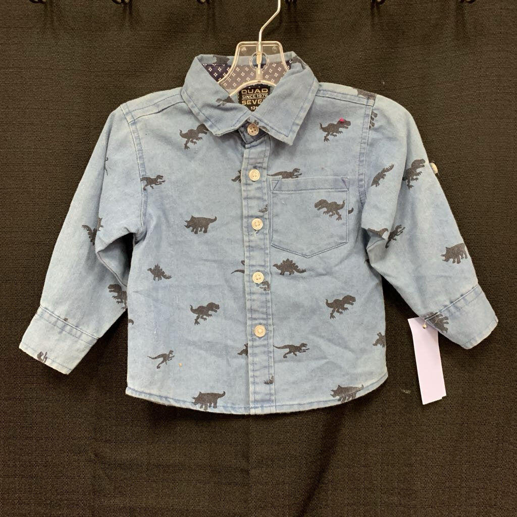 Dinosaur Button Down Shirt