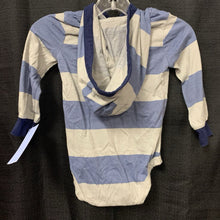 Load image into Gallery viewer, Striped Hooded Onesie
