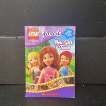 Load image into Gallery viewer, New Girl in Town: Movie Novelization (Lego Friends) (Marilyn Easton) -character series paperback
