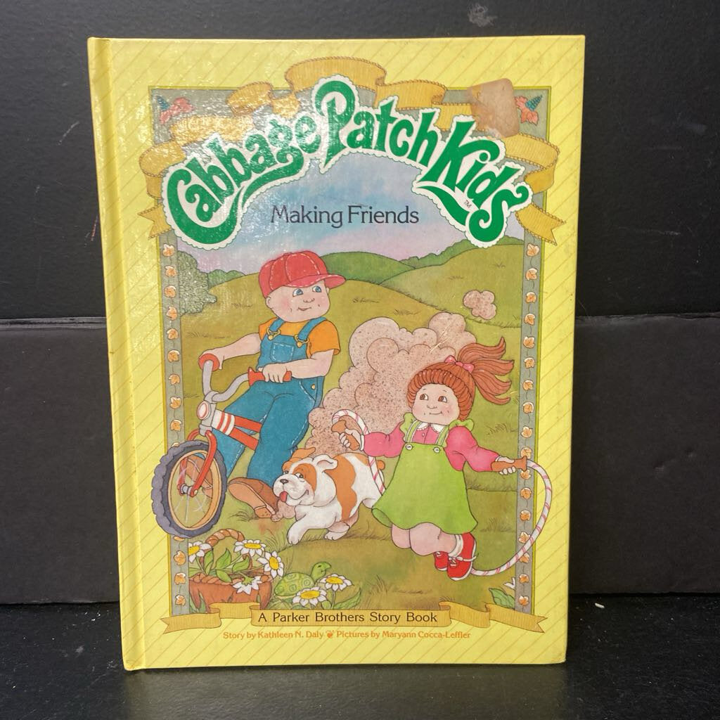 Making Friends (Cabbage Patch Kids) (Vintage Collectible 1984) (Kathleen N. Daly) -character hardcover