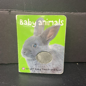 Baby Animals (Roger Priddy) -touch & feel board