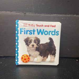 First Words (DK) -touch & feel board