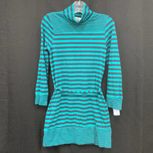 Load image into Gallery viewer, Striped Turtleneck Dress
