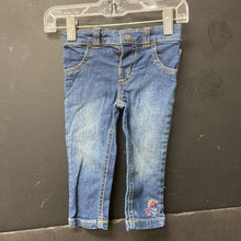 Load image into Gallery viewer, Denim Flower Pants
