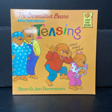 Load image into Gallery viewer, The Berenstain Bears and Too Much Teasing (Stan &amp; Jan Berenstain) -character paperback
