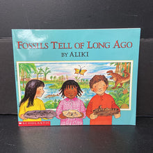 Load image into Gallery viewer, Fossils Tell of Long Ago (Aliki) -educational paperback
