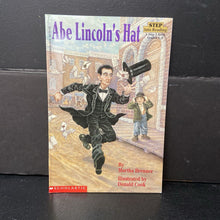 Load image into Gallery viewer, Abe Lincoln's Hat (Step Into Reading Level 2) (Martha Brenner) (Notable Person: Abraham Lincoln) -educational reader paperback

