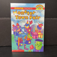 Load image into Gallery viewer, Monster Town Fair (Hello Reader Phonics Fun) (Monster Phonics) (Judith Bauer Stamper) -reader paperback
