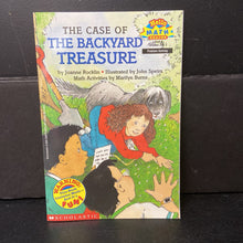 Load image into Gallery viewer, The Case of the Backyard Treasure (Hello Math Reader Level 4) (Joanne Rocklin) -reader paperback
