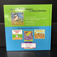 Load image into Gallery viewer, Bees, Snails, &amp; Peacock Tails: Patterns &amp; Shapes...Naturally (Betsy Franco) (Insects)-educational hardcover
