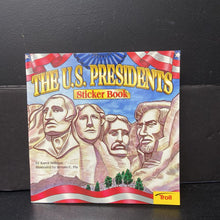 Load image into Gallery viewer, U.S. Presidents Sticker Book (USA) (Karen Stillman) (Notable Person) -educational paperback
